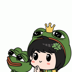 4 Leaf Clover Pepe The Frog GIF