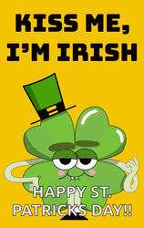 4 Leaf Clover Saint Patrick's Day GIF