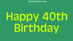 40Th Birthday GIF