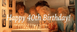 40Th Birthday Old Ladies Blowing Candles GIF
