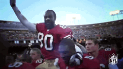 49ers Carry Jerry Rice