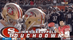 49ers Jimmy Garopalo Scores