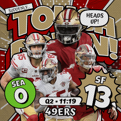 49Ers Playing Seahawks GIF