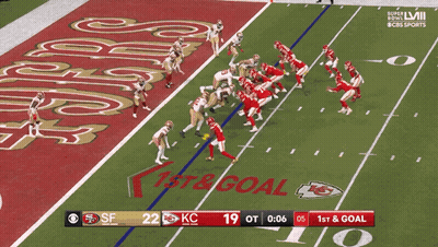 49Ers Vs Chiefs Football Game On CBS Sports GIF