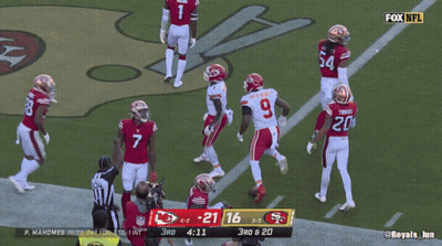 49Ers Vs Chiefs Football Game On Fox NFL GIF