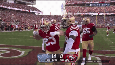 49Ers Vs Detroit Lions Football Game GIF