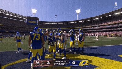 49Ers Vs Rams Football Game GIF