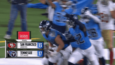 49Ers Vs Titans Football Game GIF