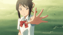 4K Anime Mitsuha Miyamizu Your Name GIF