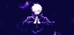 4K Anime Satoru Gojo Latonta Hollow Purple GIF