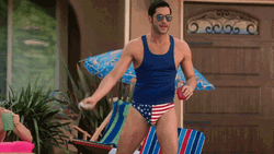 4th Of July Funny American Flag Speedo Lucifer