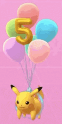 5 Balloon Pokemon GIF