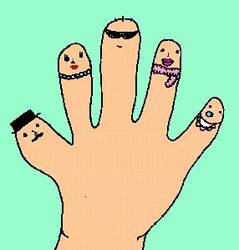 5 Finger Family GIF