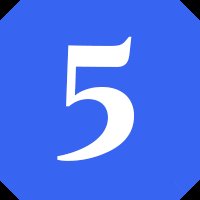 5 Number Of The Day GIF