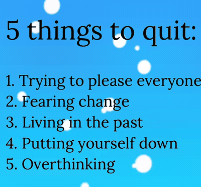 5 Things To Quit GIF