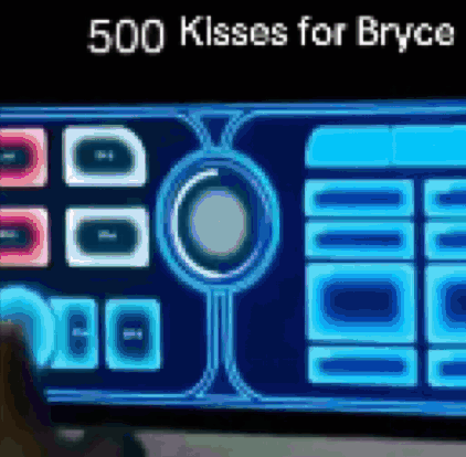 500 Kisses For Bryce On Screen GIF