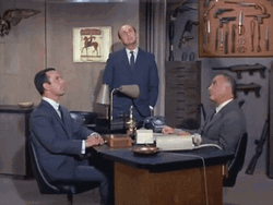 60S Cone Of Silence Gadget GIF