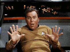 60S Star Trek Captain Kirk GIF