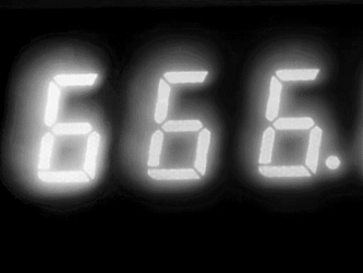 666 Blinking Numbers GIF