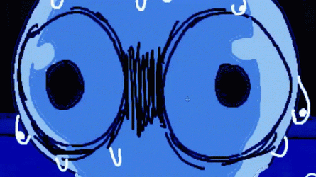 666 Sweating In Fear GIF