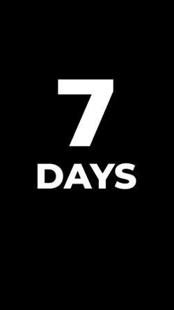 7 Days Blinking White And Black GIF