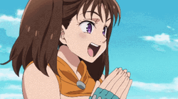 7 Deadly Sins Happy Diane Clapping GIF