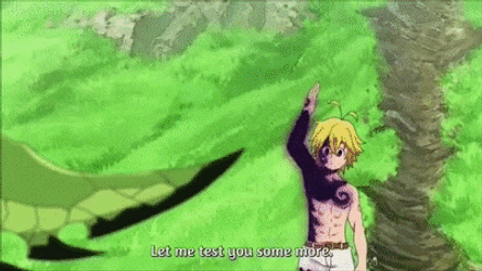 7 Deadly Sins Meliodas With Aldrich GIF