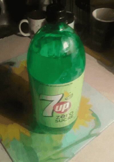 7 Up Zero Sucre Bottle GIF