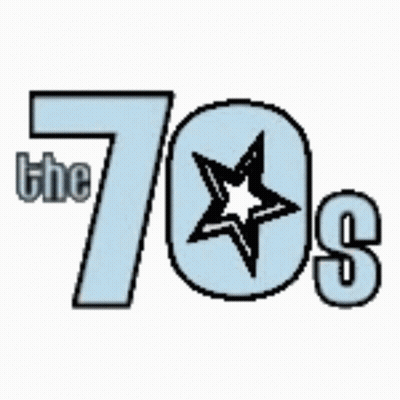 70S Logo With Star In Middle GIF