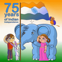 75 Years Independence Day India Bharat GIF