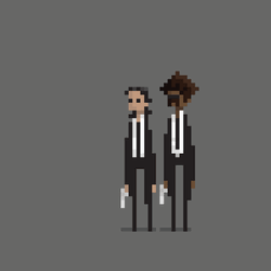 8-Bit Pulp Fiction Men GIF