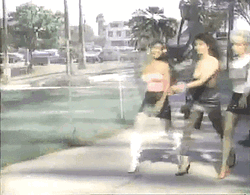80'S Women Gang Going Out GIF