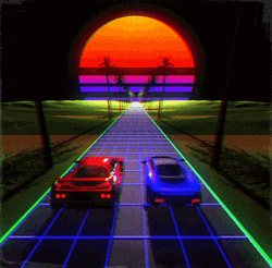 80s Neon Cars