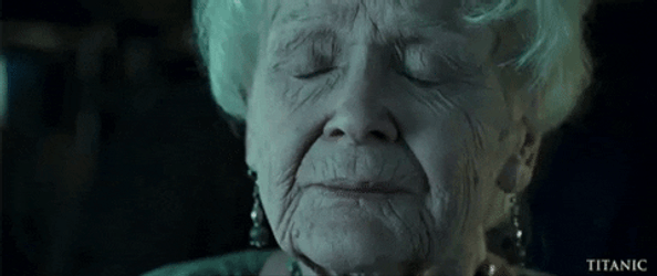 84 Years Rose Dawson Crying GIF