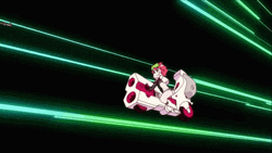 90S Anime Cute Space Patrol Luluco GIF