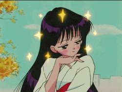 90S Anime Rei Hino GIF