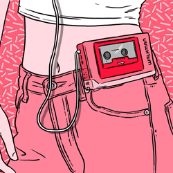 90S Walkman GIF