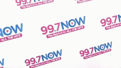 99.7 Now The Bay's #1 For All The Hits Logo GIF