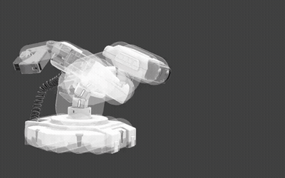 A 3D Model Of A Robotic Arm With A Coil Attached To It . GIF
