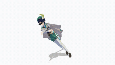 A 3D Rendering Of A Character Wearing Sunglasses And A Cape GIF