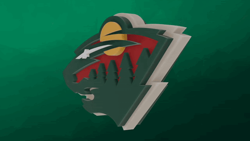 A 3D Rendering Of A Shield With A Lightning Bolt On The Side GIF
