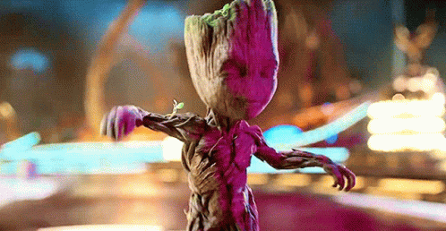 Baby Groot Dancing At Carnival GIF