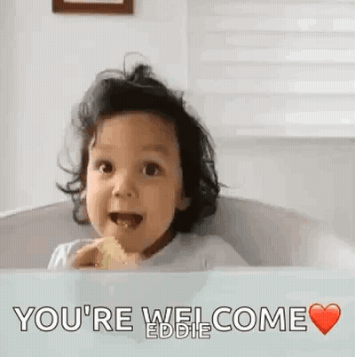 A Baby Is Sitting In A Bathtub With A Heart On The Bottom Of The Picture . GIF
