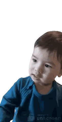 A Baby 'S Face Is Made With Unscreen GIF