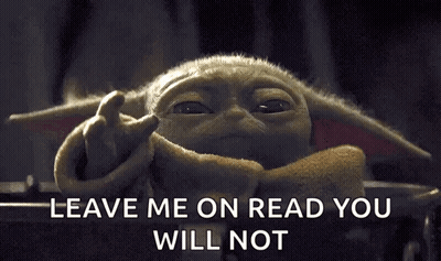 A Baby Yoda From The Mandalorian Is Giving The Middle Finger . GIF