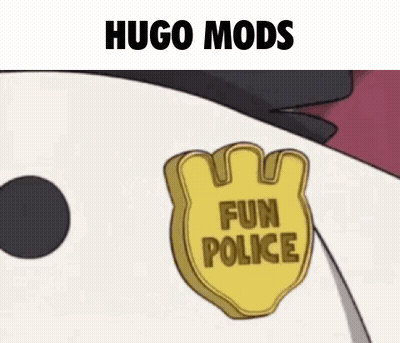 A Badge That Says " Fun Police " On It GIF