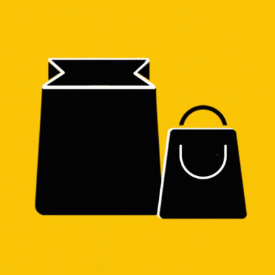 A Bag That Says Tmi Drops On It GIF