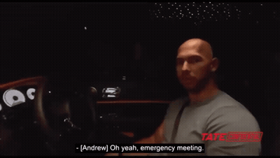 A Bald Man Is Sitting In A Dark Room With The Words Luke Guys It 'S 4:00 Am Above Him GIF