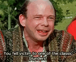 A Bald Man Is Smiling And Saying `` You Fell Victim To One Of The Classic Blunders ! `` GIF