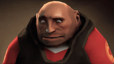 A Bald Man Wearing A Red Shirt And A Black Vest Has His Eyes Closed And His Mouth Open GIF